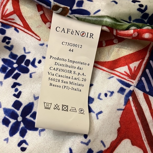 CaféNOIR V Leather Moto Jacket - Picture 9 of 12